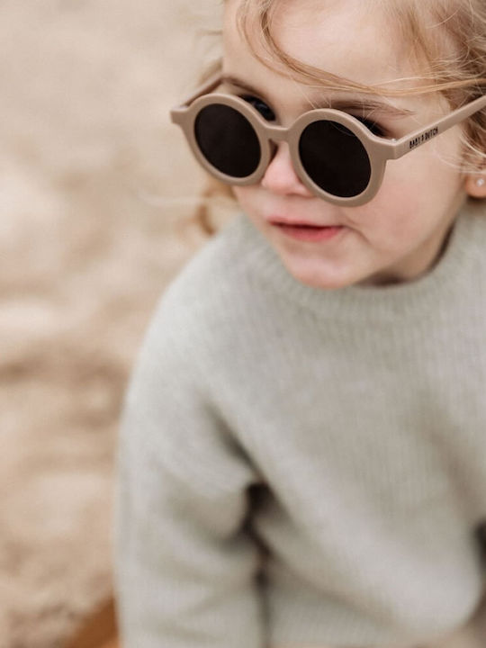 Baby Dutch Cycle Στρογγυλά Παιδικά Γυαλιά Ηλίου Brown για 2-6 Ετών