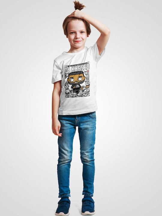 Παιδικό T-shirt White Dj Khaled  White