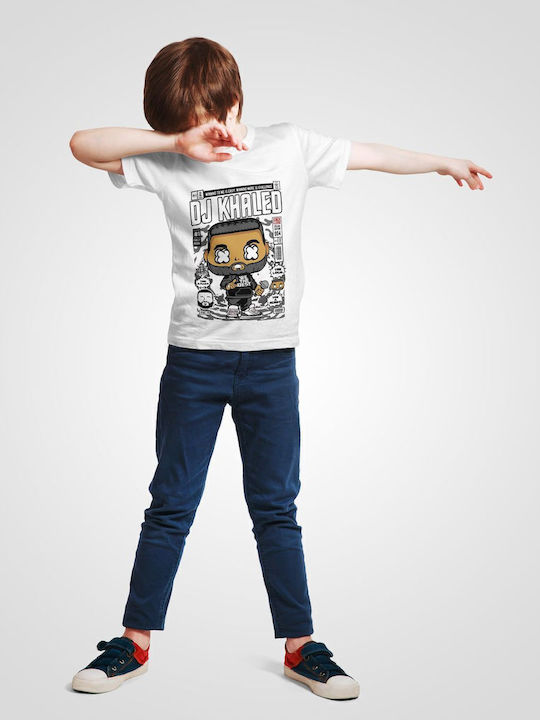 Παιδικό T-shirt White Dj Khaled  White