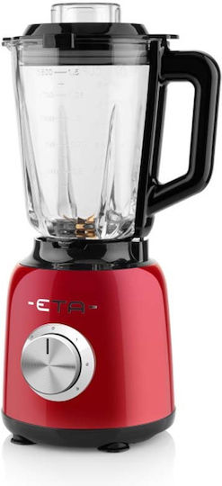 ETA Blender with Glass Jug 1.5 lt 1200W Red ETA901190020