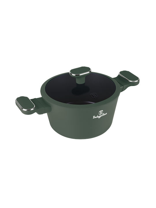 Berlinger Haus Matte Green Collection Дълбока Тенджера от Алуминий 6.1лт / 28см