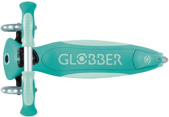 Globber Παιδικό Πατίνι Αναδιπλούμενο Go Up Deluxe Τρίτροχο με Κάθισμα για 15 Μηνών Πράσινο
