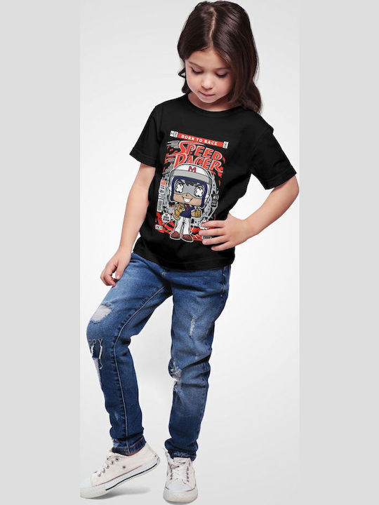 Παιδικό T-shirt Μαύρο Speed Racer