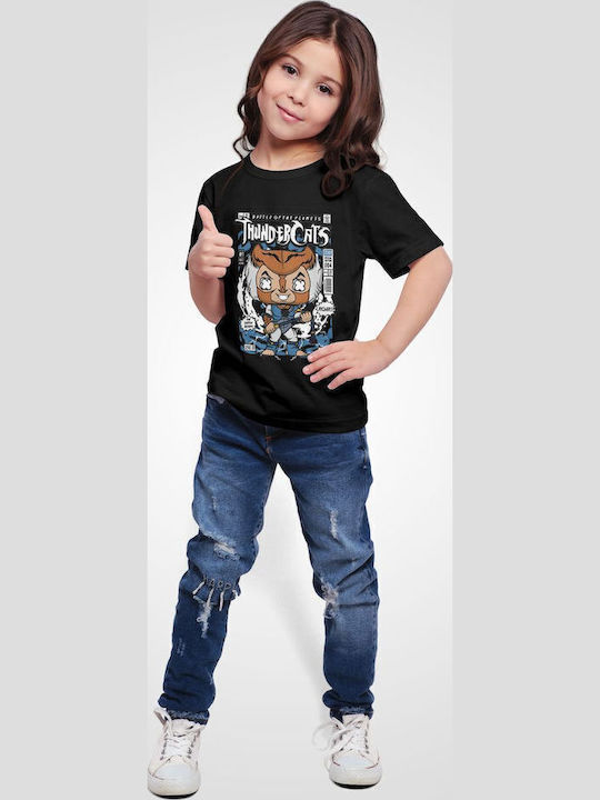 Παιδικό T-shirt Μαύρο Tygra
