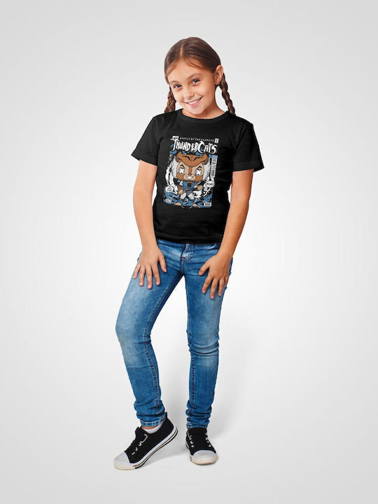 Παιδικό T-shirt Μαύρο Tygra