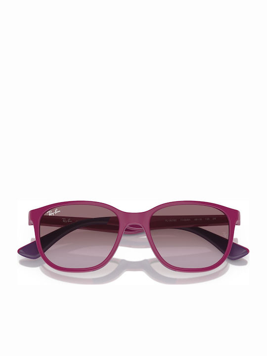 Ray Ban Τετράγωνα Παιδικά Γυαλιά Ηλίου με Polarized Φακό Μωβ