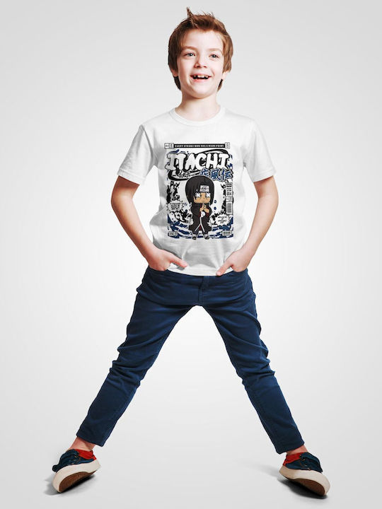 Kids' T-shirt White Itachi Uchiha