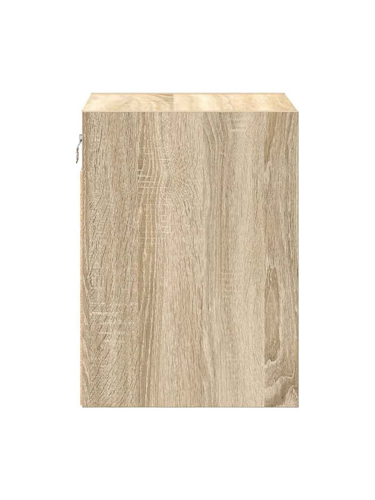 Wall Cabinet Garage Sonoma Oak Engineered Wood Brown 30 x 30 x 41 cm