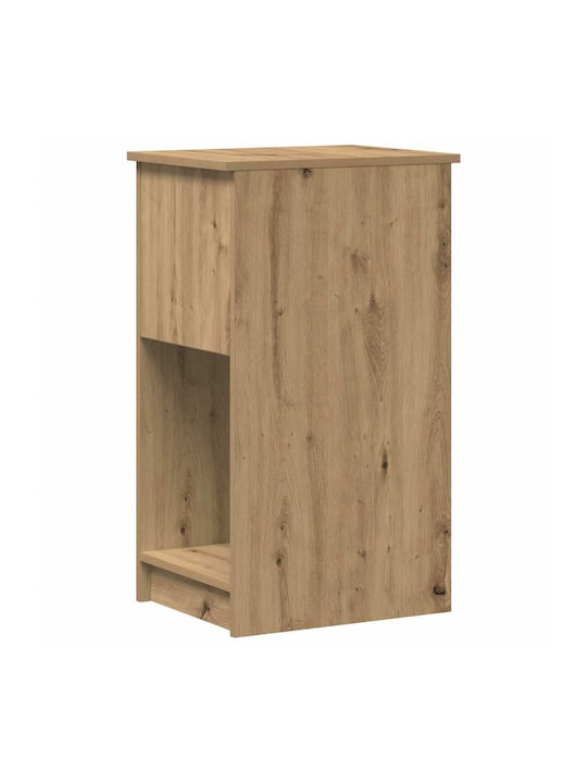 Computer Tower Stand Drawer Artisan Oak 35x45x77 cm Artisan Oak 858748