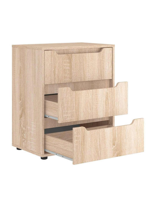 Vidaxl Sideboard Visnes Δρυς Sonoma 60x40x73 Cm Ξύλο Μηχανής