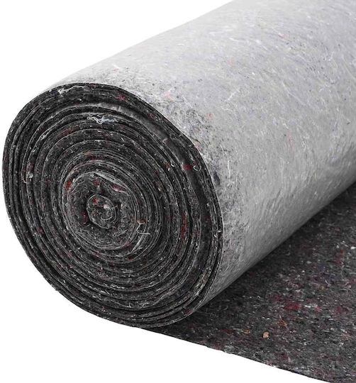 Vidaxl Non-Slip Wool Rug 2532 Cm 280 G/m² Grey