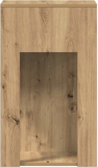 vidaXL Office Storage Cabinet Wooden Oak 30x44x74cm