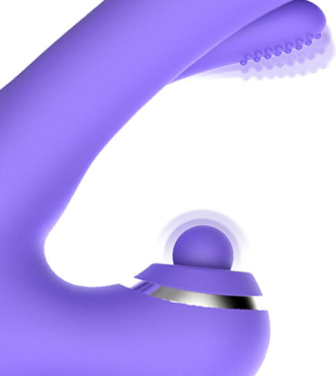 Good Vibes Only Vibrator Rabbit Purple