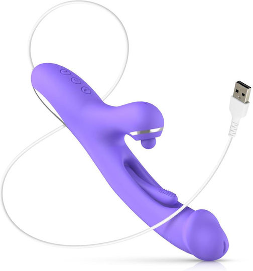 Good Vibes Only Vibrator Rabbit Purple