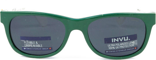 Invu Kids Sunglasses Green K2302E