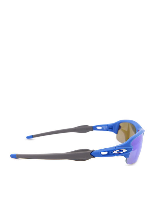 Oakley Flak Xxs Sportliche Kinder-Sonnenbrillen mit Spiegel-Gläser Blau