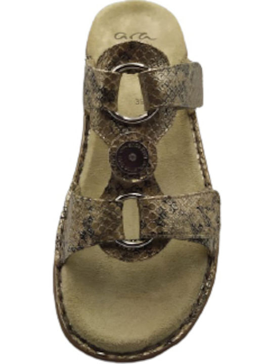 Anatomic Women's Leather Platform Shoes Beige