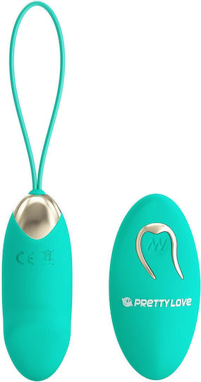 Vibrator Egg with Remote Control Green