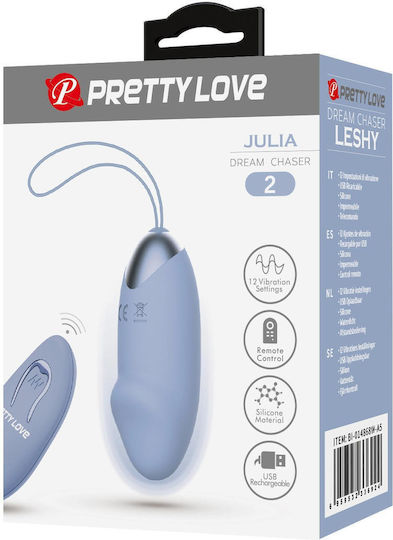 Vibrator Egg cu Telecomandă Albastru