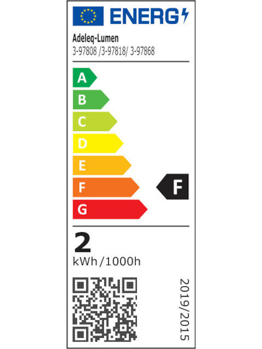Adeleq Wasserdichte Deckenleuchte LED 2W Adeleq Wasserdichte Deckenleuchte LED 2W