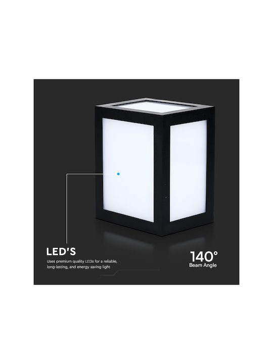 V-TAC Wall-Mounted Outdoor Light LED IP65 12W with Cool White Light 16x10.8x13εκ.