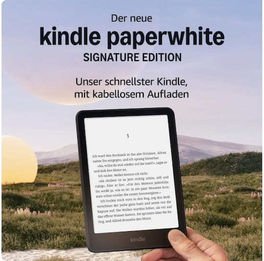 Amazon Kindle Paperwhite Signature Edition 2024 with Touchscreen 7" (16GB) Black