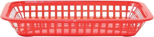 Tablecraft Serving Basket Plastic with Dimensions 27x18.5x3.5cm 6pcs