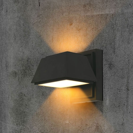 V-TAC Iluminat Exterior Montat Pe Perete Etanș Led 15W 3000K 16x16.5x16.4cm V-TAC Iluminat Exterior Montat Pe Perete Etanș Led 15W 3000K 16x16.5x16.4cm