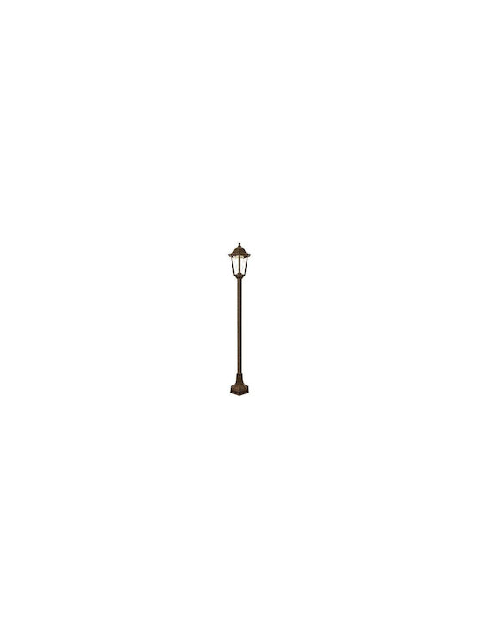 Fos me Lampa Posta Pentru Exterior IP45 Cu Bază De Bec E27 Auriu