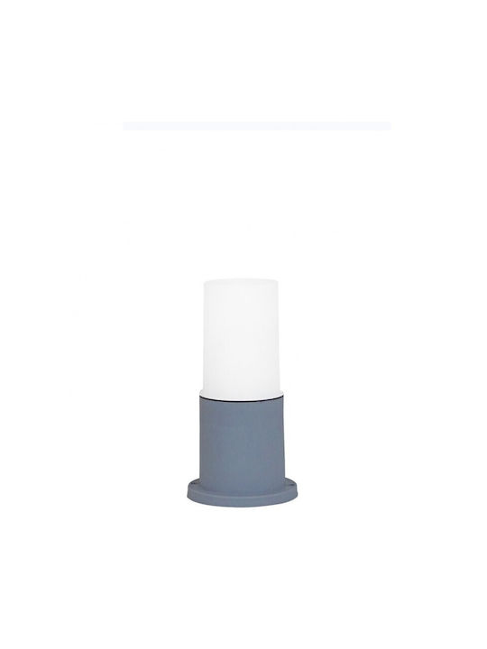 Heronia D-270 Outdoor Floor Lamp Small Post for Outdoor Use IP54 for E27 Socket Gray