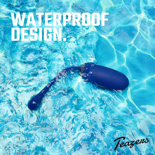 Teazers Vibrator Ei mit Fernbedienung Blau