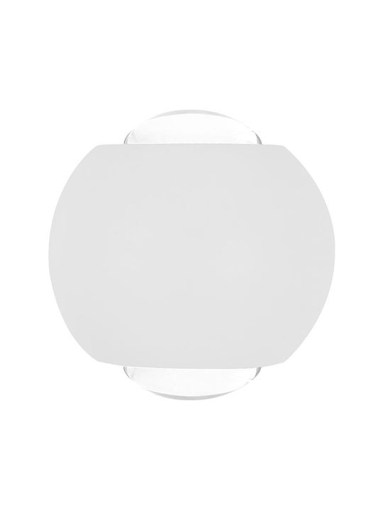 V-TAC Wall-Mounted Outdoor Light LED IP54 2W with Warm White Light Double Beam 42x40εκ.