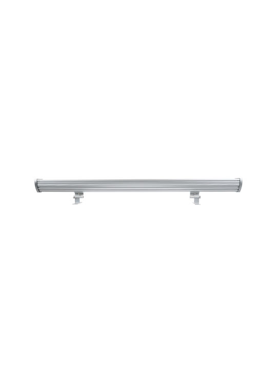 GloboStar Εξωτερικό Φωτιστικό LED Wall Washer 48W με Φυσικό Λευκό Φως IP67 Ασημί