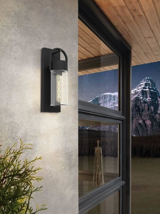Eglo Carraro Wall-Mounted Outdoor Lantern E27 IP44 11.5x38εκ.
