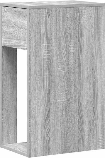 Computer Tower Stand Drawer Grey Sonoma 30x44x74 cm Grey Sonoma 858736