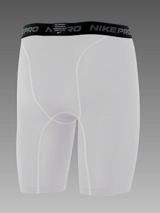Nike Pro Core Ανδρικό Αθλητικό Κολάν Compression Κοντό Λευκό