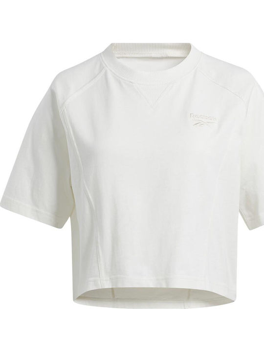 Women's Athletic Blouse Short Sleeve Chalk
