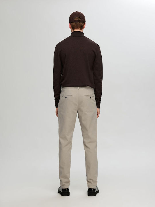 Selected Trousers Chino in Slim Fit Beige