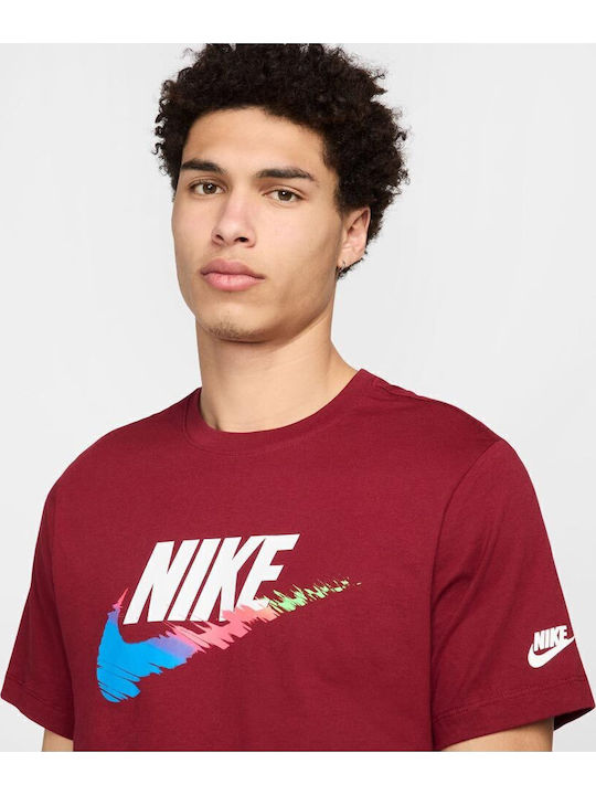 T-shirt Μπορντό
