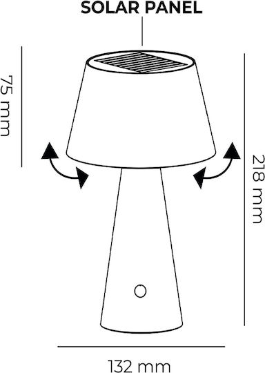 Bot Lighting Lampă de masă cu Abajur Alb și Bază