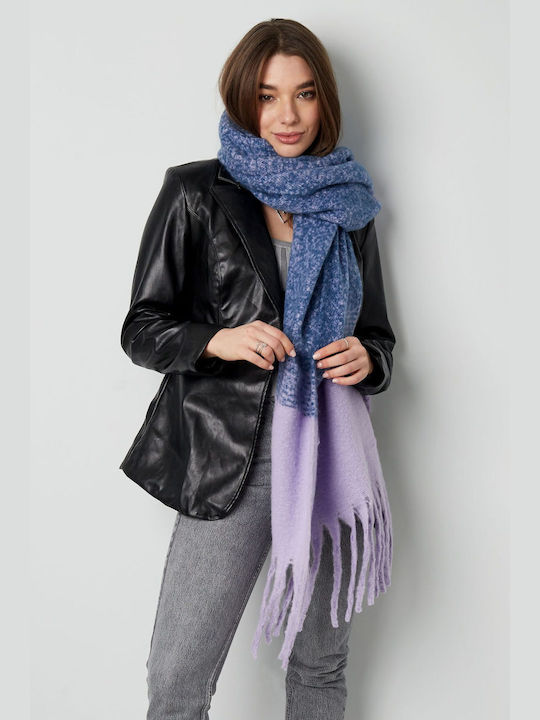 Yehwang Scarf Women's Wool Scarf Purple