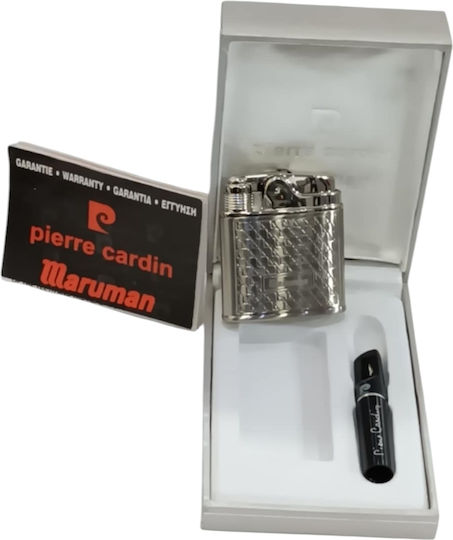 Pierre Cardin Brichetă Flacără Rezistent la vânt în culoarea Argintiu