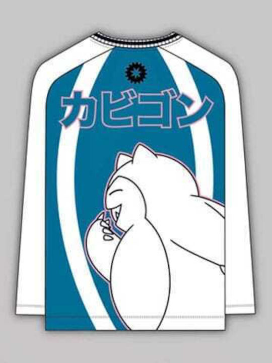 Pokémon Jersey Blouse Snorlax Blue Neptun