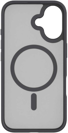 Spacecase Hybrid Magsafe Back Cover Plastic / Silicone Black (iPhone 16)