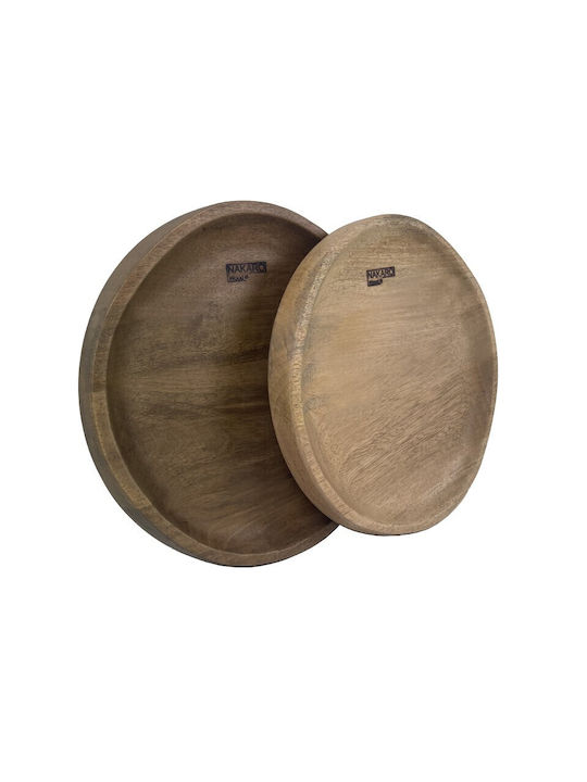 Nakaro Wood Wooden Serving Platter 35x35cm