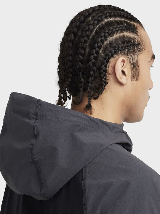 Tech Woven Windrunner Sweatshirt Gray