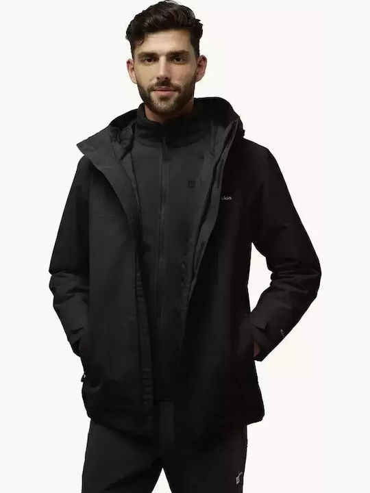 3 σε 1 Χειμωνιάτικο Μπουφάν Black