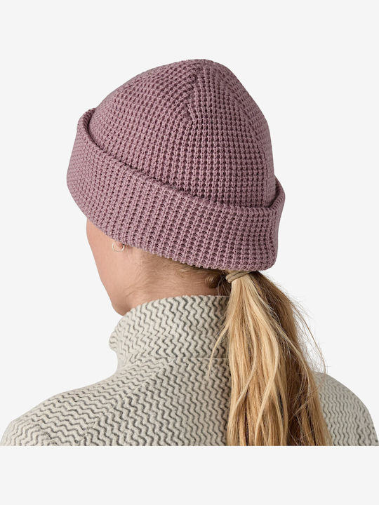 Snowdrifter Beanie Unisex Beanie Knitted in Purple color