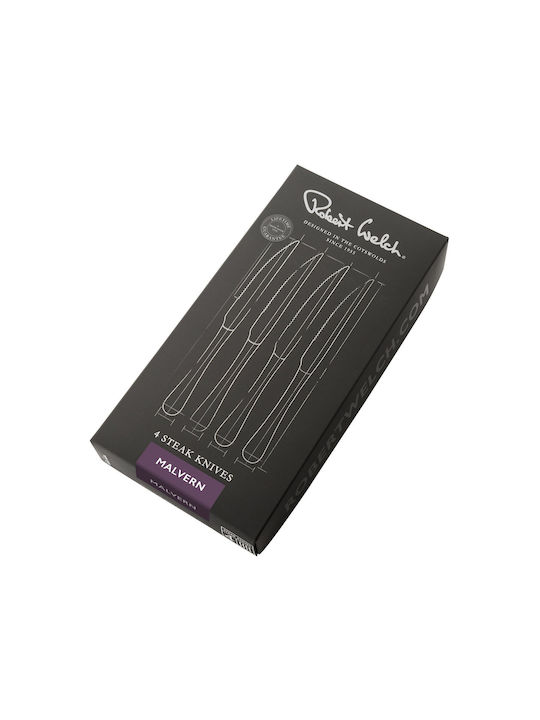 Robert Welch Malvern Stainless Steel Food Knives from Stainless Steel 24.3cm 4 Pieces