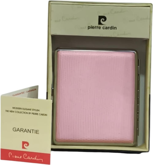 Metal Cigarette Case Pierre Cardin Pink Color 10x9x2cm 99210-110
